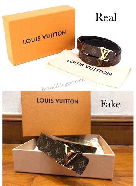 louis vuitton belt box real vs fake|counterfeit louis vuitton belts.